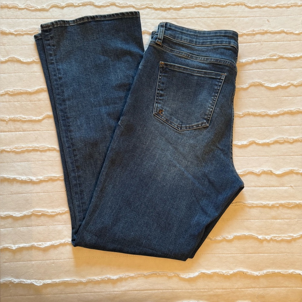 KUT from the Kloth Women Natalie Bootcut Jeans Midnight Size 14